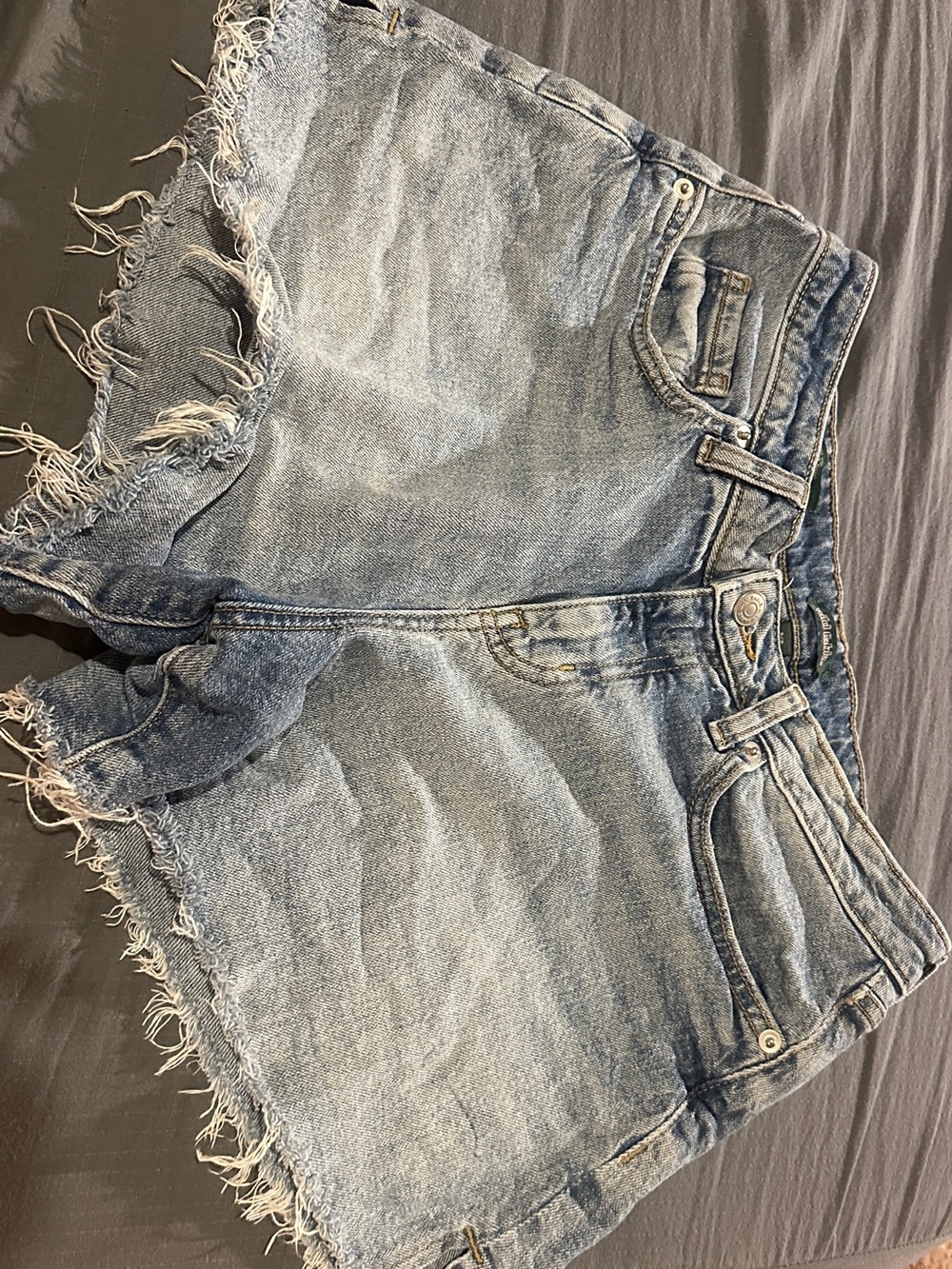 wild fable Light Wash Distressed Denim Shorts
